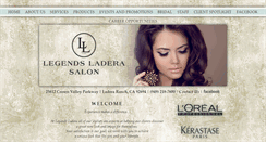 Desktop Screenshot of legendsladerasalon.com