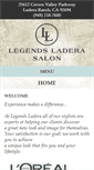 Mobile Screenshot of legendsladerasalon.com